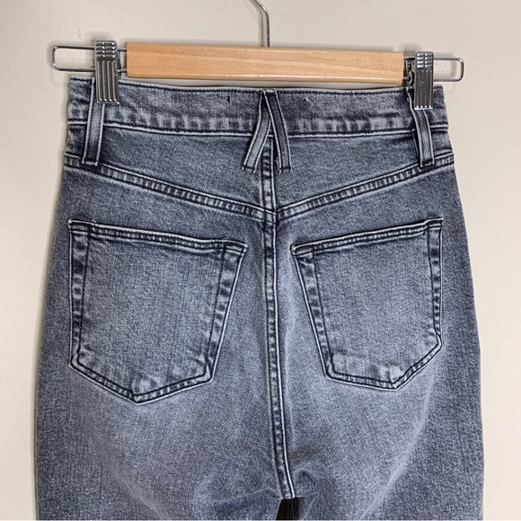 NEW SLVRLAKE Beatnik High Rise Slim Jeans (Sz 24) Gray Harvest Moon - Picture 12 of 15